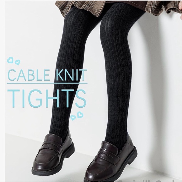 Crewcuts Navy Ribbed Tights - Picture 1 of 3